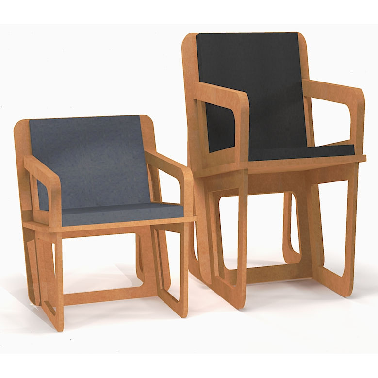 Fauteuils sur mesure adapté aux petites et grandes tailles
