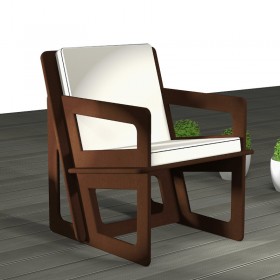 Garden armchair Spacio with...