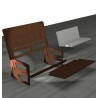 Spacio custom-made rocking chair, for indoor or outdoor use
