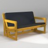Yellow Spacio custom-made sofa, for indoor or outdoor use