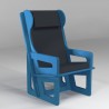 Bergère à oreilles bleue, fabrication en fonction de vos mensurations
