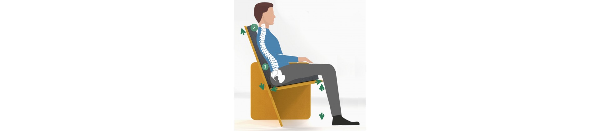Backcare armchair